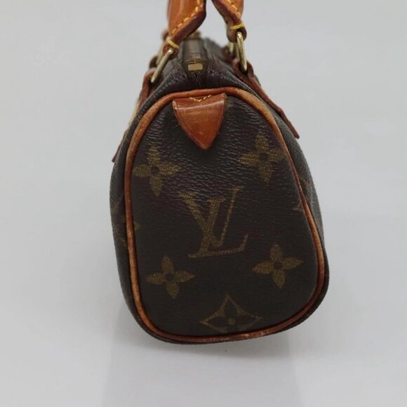 LOUIS VUITTON Monogram Mini Speedy Hand Bag M41534 LV Auth 130926 - Picture 3 of 16